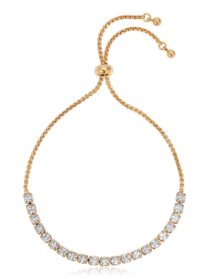 Ettika Adjustable Dainty Crystal Bracelet