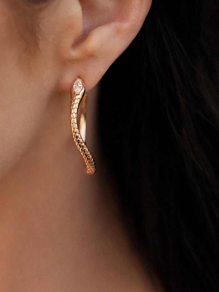 Ettika Serpentina Hoops