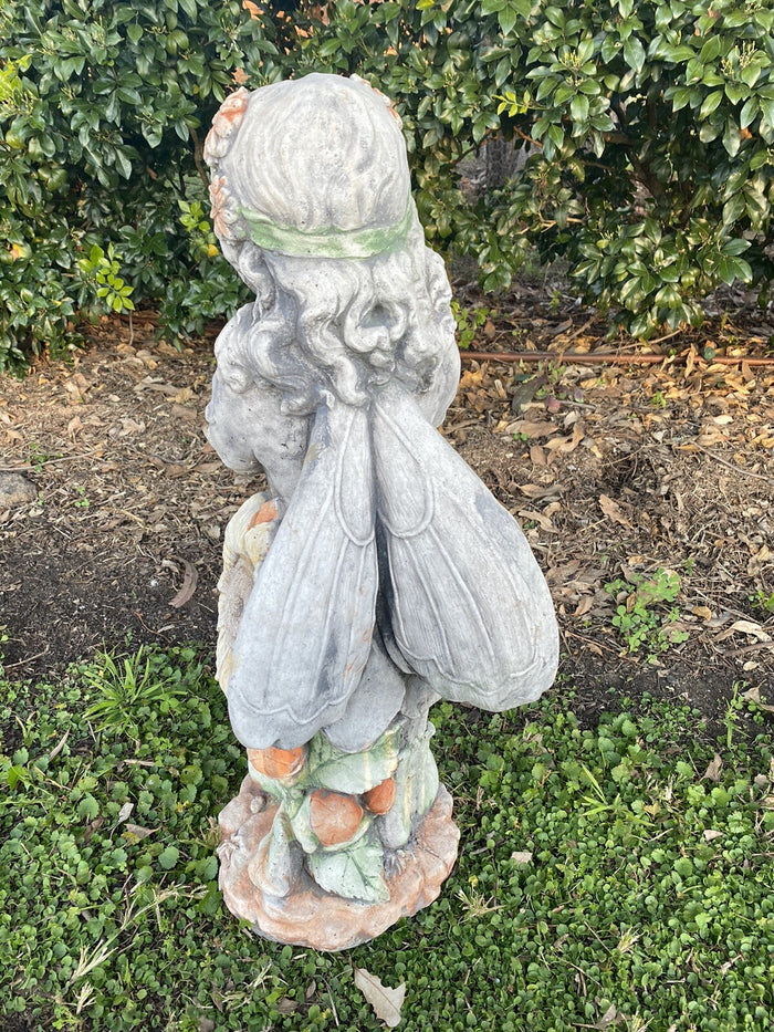 Flower Pixie Girl Garden Statue - Pick up Only