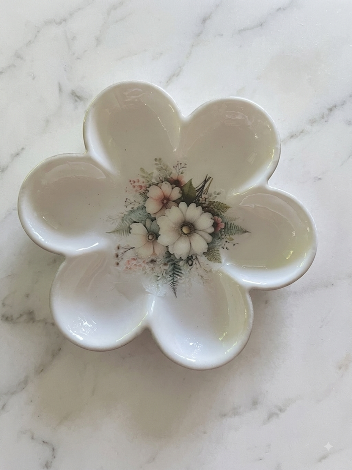 Flower shaped Trinket Dish