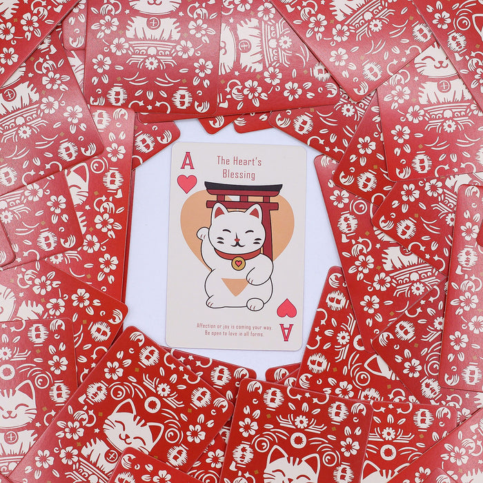 Fortune Cats Playing & Oracle Cards- Maneki Neko Deck