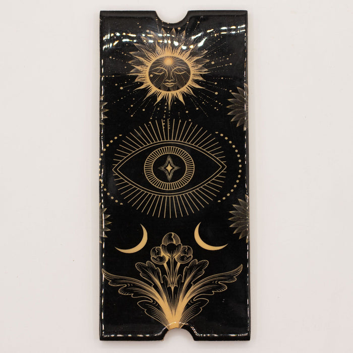 Four Section Tarot Box with Card Holder