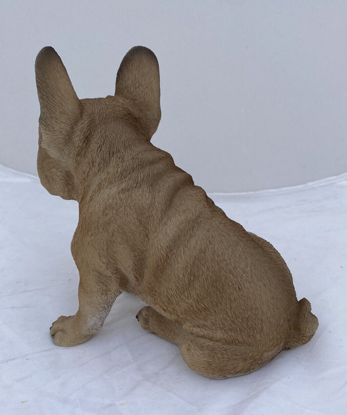 FRENCH BULLDOG FRENCHIE STATUE PUPPY DOG MEMORIAL ANIMAL GARDEN ORNAMENT