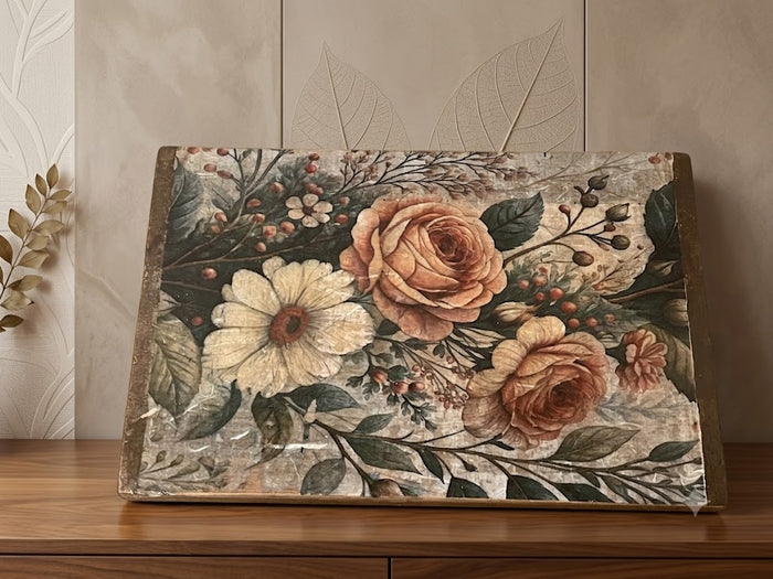French Country Floral Riser
