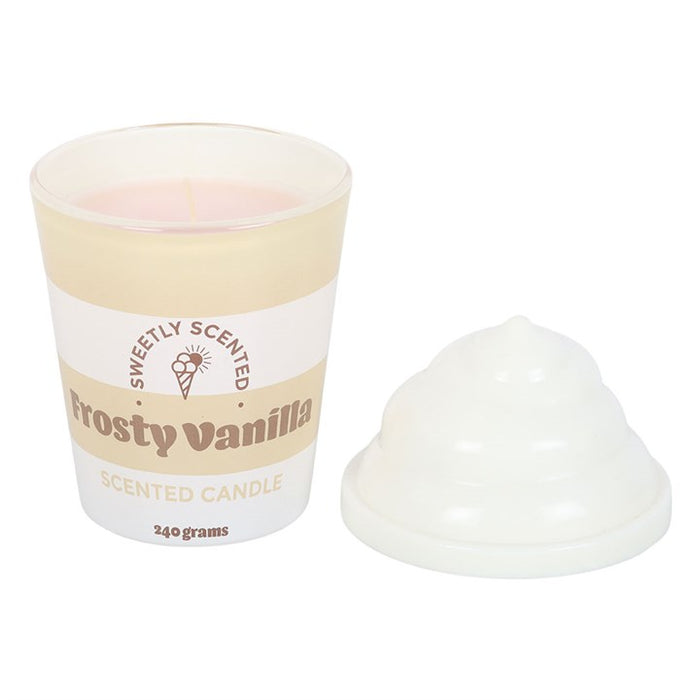 Frosty Vanilla Ice Cream Scented Candle
