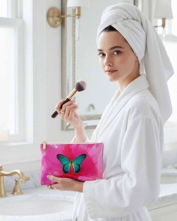 Fuchsia Flight by David Stesner ArtHouse — pink makeup, alternate view