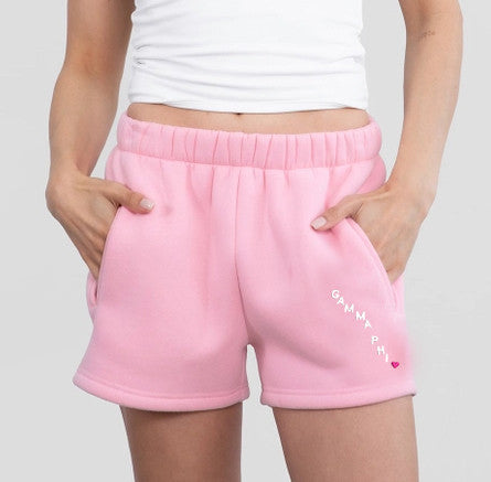 Gamma Phi Beta Cloud High Waisted Fleece Short - GAMMA PHI
