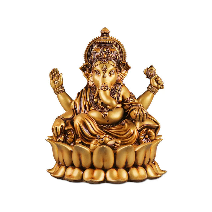 Ganpati Bappa (Lotus) Car Dashboard