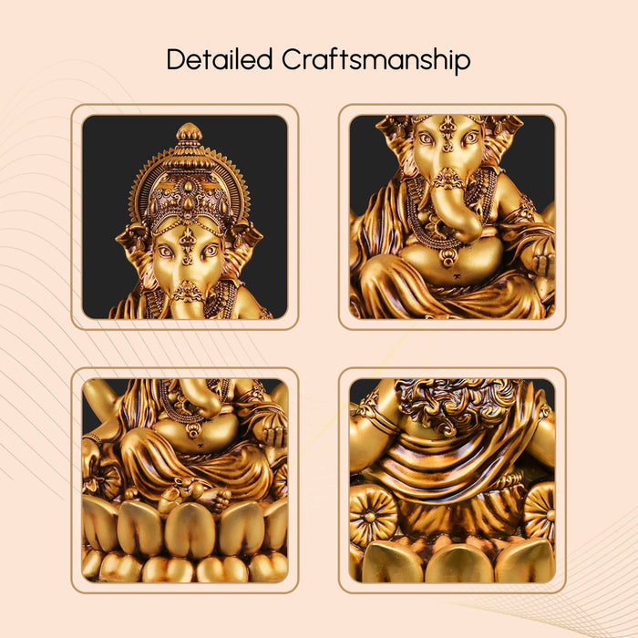 Ganpati Bappa (Lotus) Car Dashboard