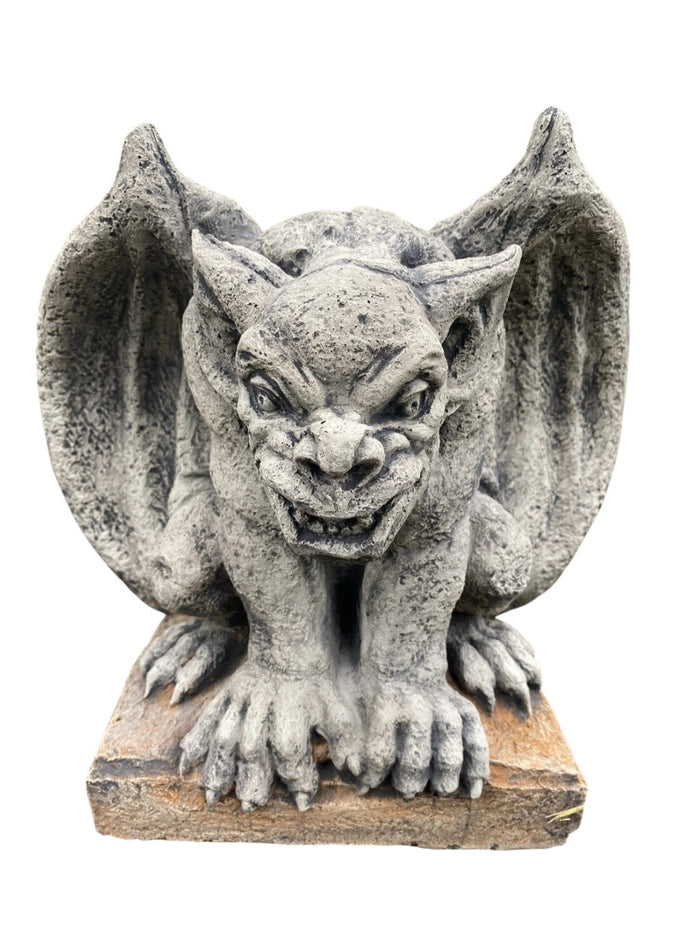 Gargoyle Garden Statue Medieval Ornament Animal Concrete Australian Made Grey