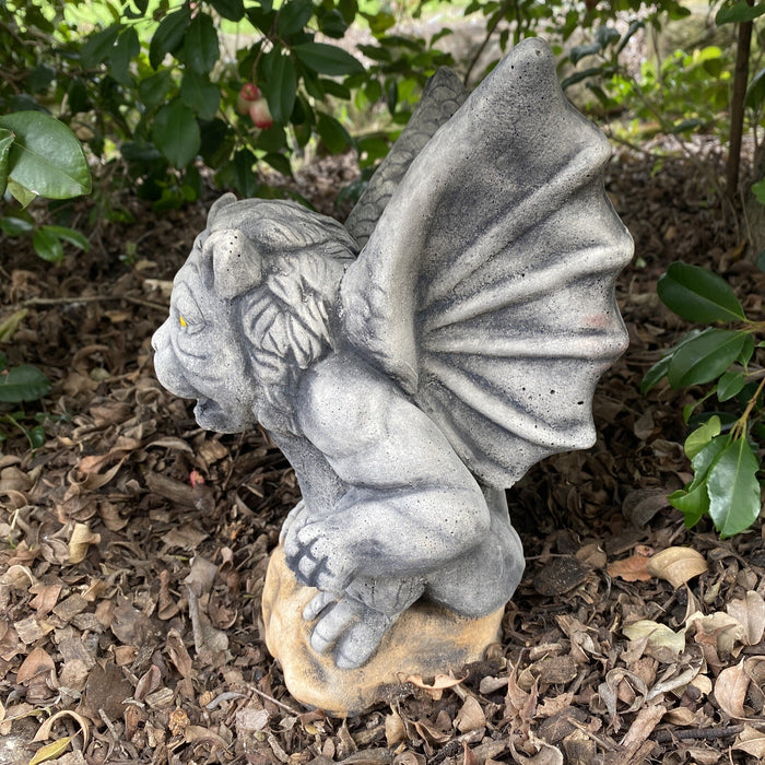 Gargoyle Statue Statue Ornament Animal Concrete Cement Garden Australian Made