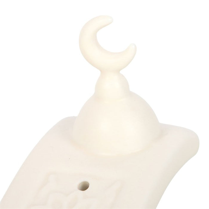 Geometric Crescent Moon Incense Ash Catcher