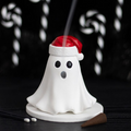 Ghost with Santa Hat Incense Cone Holder