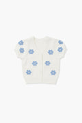 Girls Floral Cardigan Sweater (Kids)