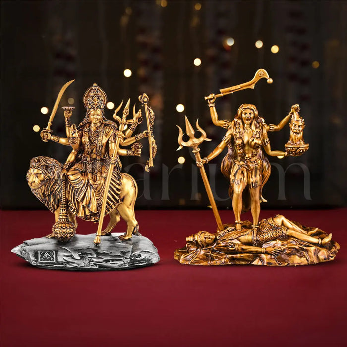 Goddess Durga & Kali Mata Idols Set