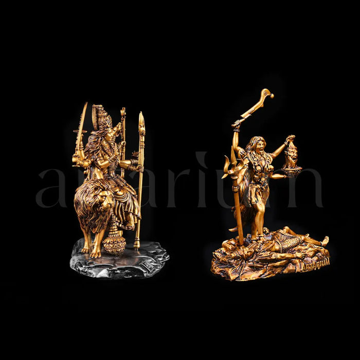 Goddess Durga & Kali Mata Idols Set