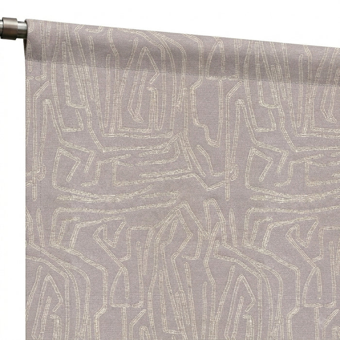 Granite Lineart Jacquard Curtain