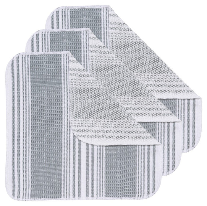 GRAY SCRUB-IT S/3