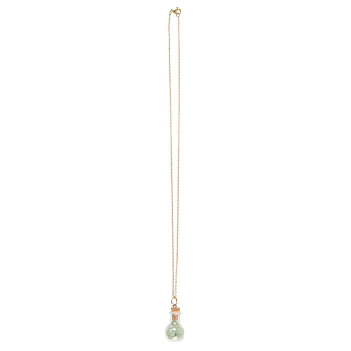 Green Witch Aventurine Potion Bottle Necklace