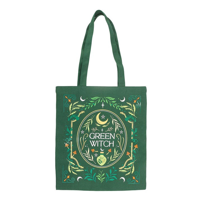 Green Witch Tote Bag