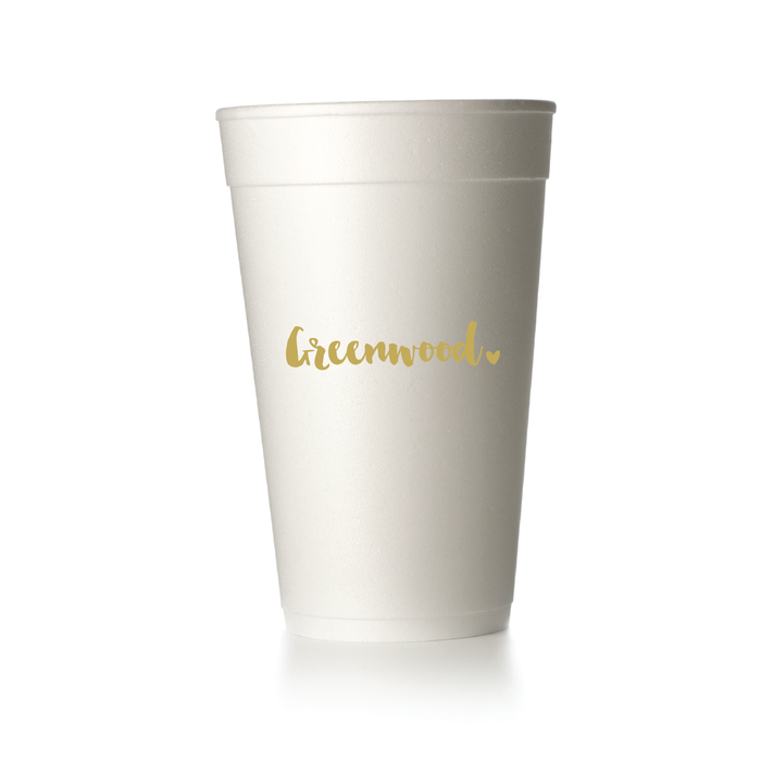 GREENWOOD FOAM CUPS