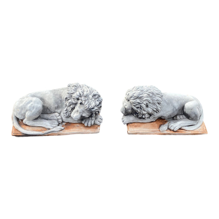 Guardian Lion Pair Statue Concrete Cement Garden Statue Australian Made