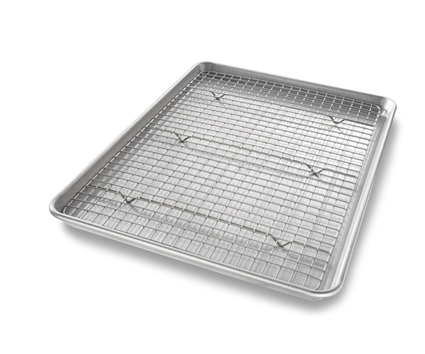 HALF SHEET PAN WITH COOLING RACK