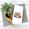 Halloween Ghost Design, Halloween Tea Towel, Halloween Kitchen Décor, Halloween Party Décor