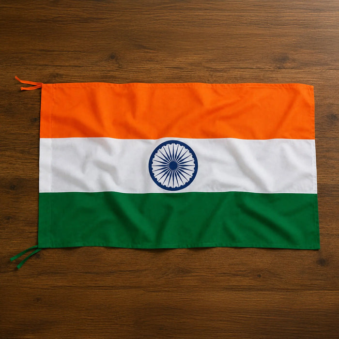 Handwoven Khadi Indian National Flag
