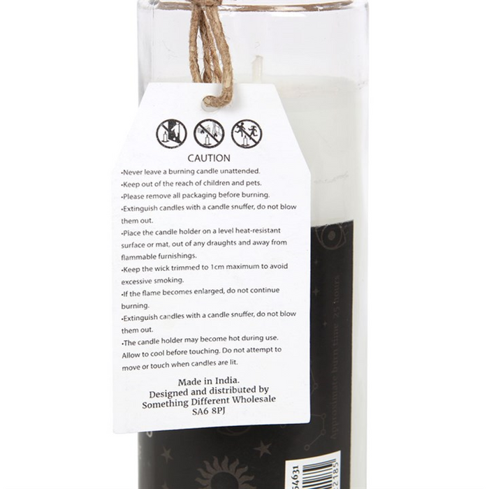 Happiness White Sage Magic Spell Tube Candle