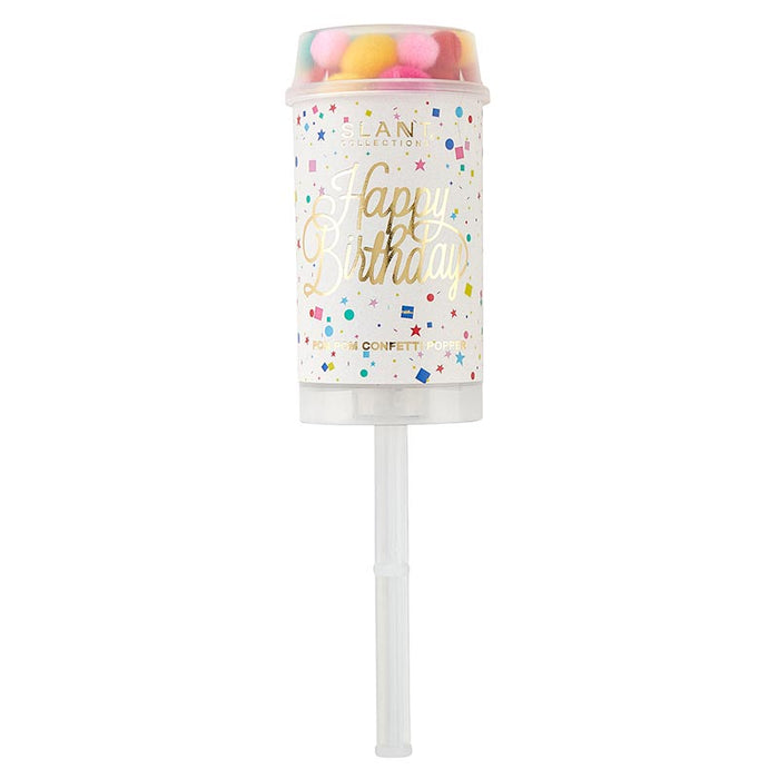 HAPPY BIRTHDAY POM POM - PARTY POPPER