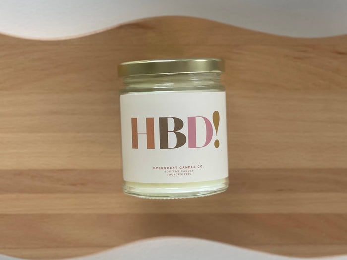 HBD Soy Candle