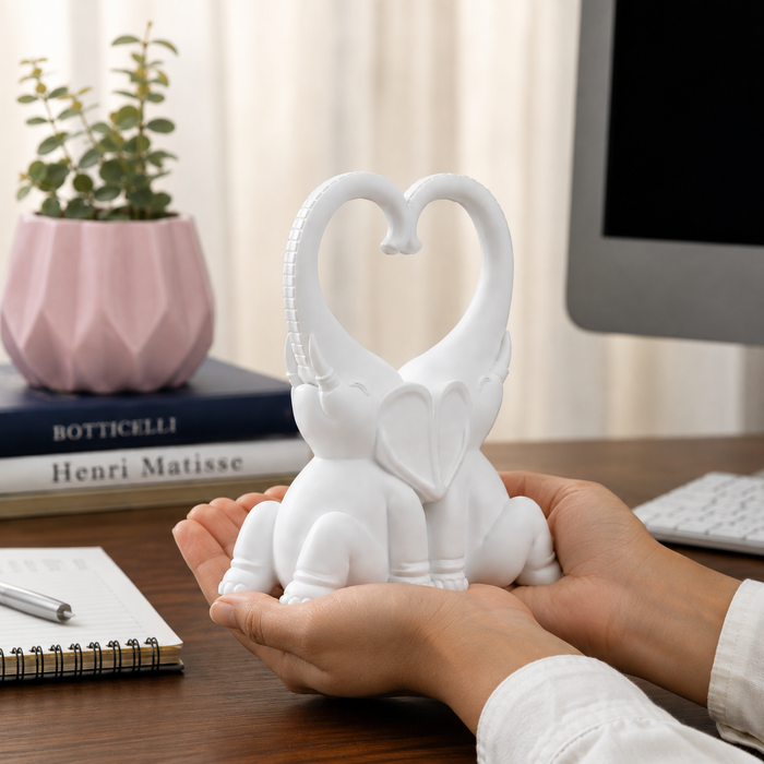 Heart of Harmony Elephant Sculpture