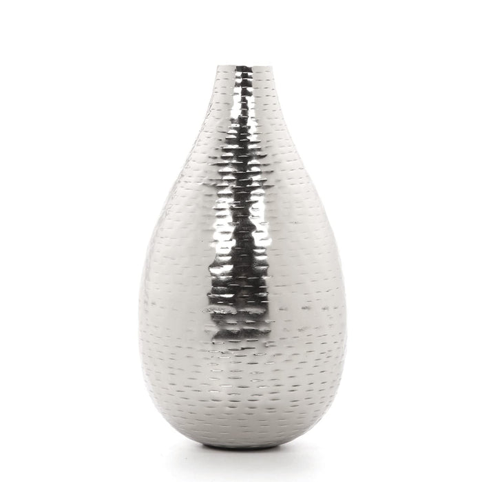 High Silver Finish Vase