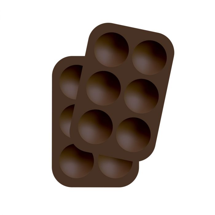 HOT COCOA BOMB MOLDS, SET OF 2