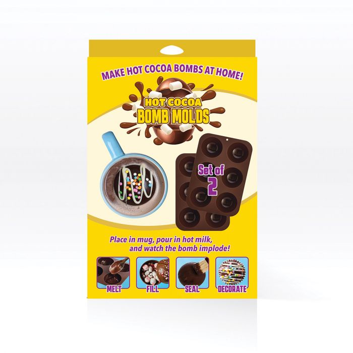 HOT COCOA BOMB MOLDS, SET OF 2