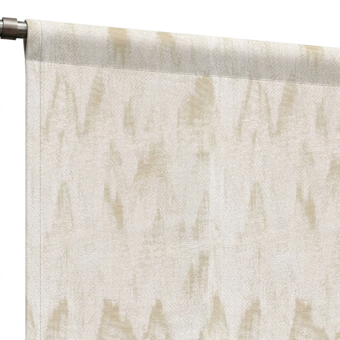 Icicles Latte Jacquard Curtain