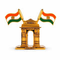 India Gate Car Dashboard Statue