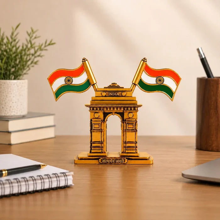 India Gate Car Dashboard Statue