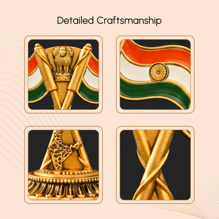 Indian National Flag Car Dashboard
