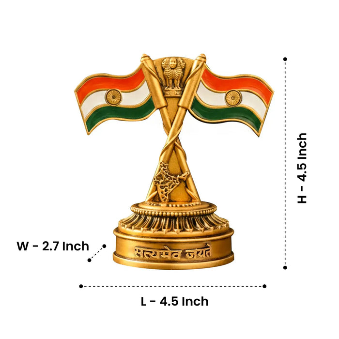 Indian National Flag Car Dashboard