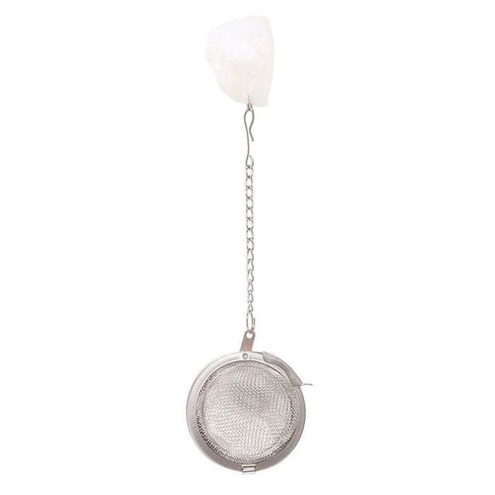 Intuition Double Walled Glass Mug with Aura Crystal Tea Infuser
