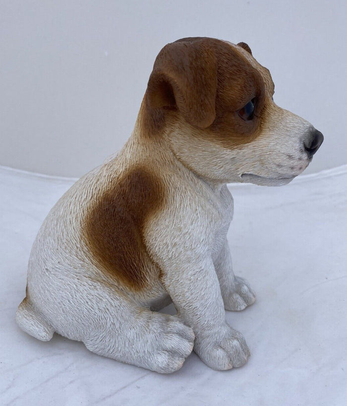 JACK RUSSELL STATUE PUPPY DOG MEMORIAL ANIMAL GARDEN ORNAMENT SCULPTURE