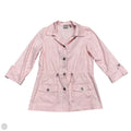 Jacket Shirt By Chicos In Pink, Size: S