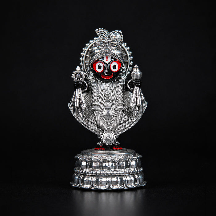 Jagannath Ji Idol Silver Plated