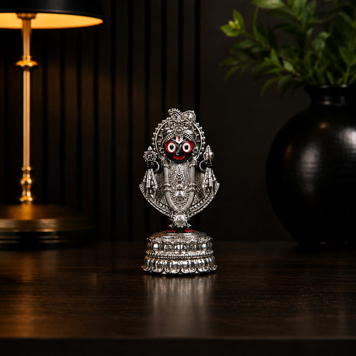 Jagannath Ji Idol Silver Plated