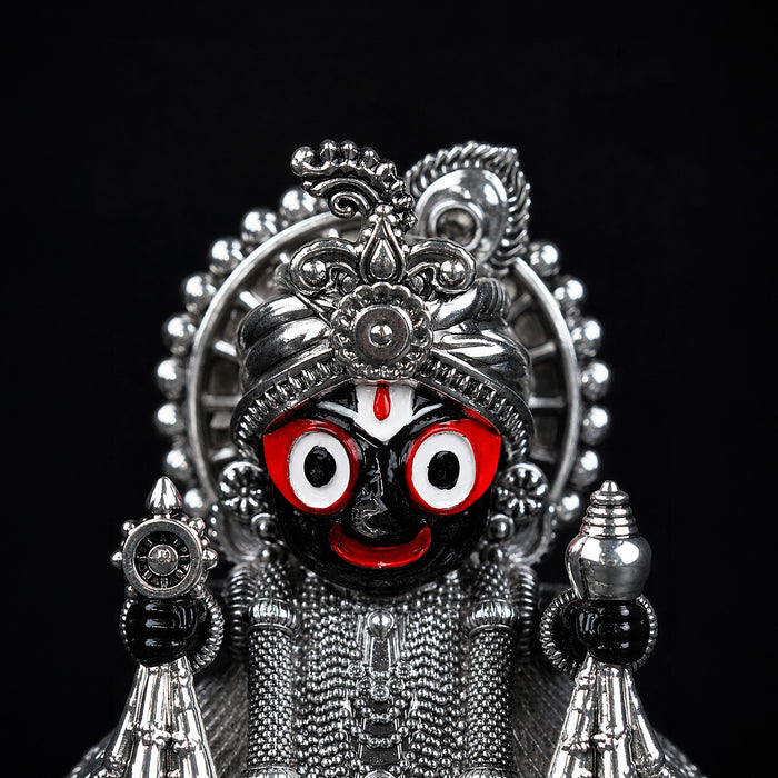 Jagannath Ji Idol Silver Plated