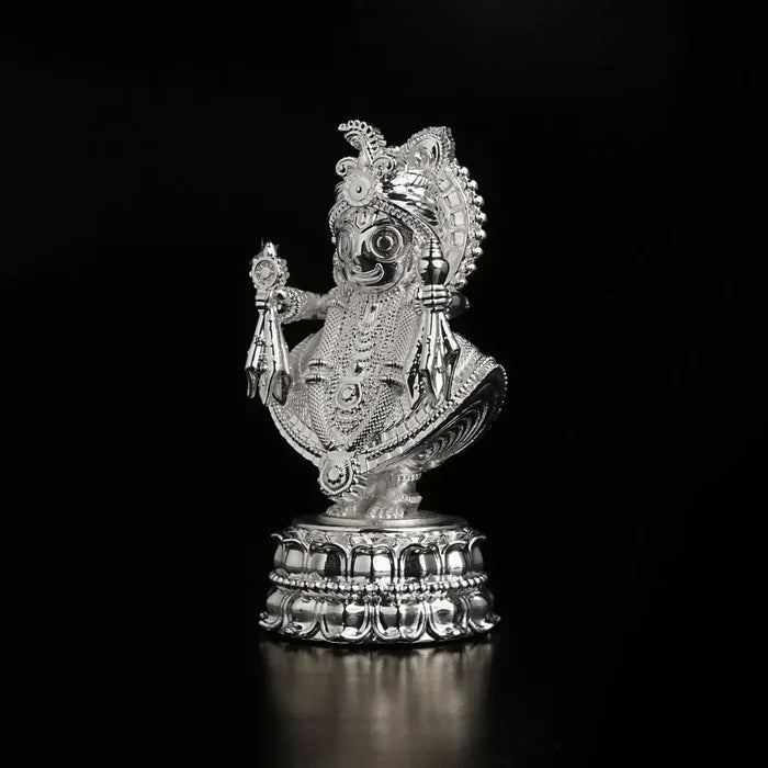 Jagannath Ji Idol Silver Plated