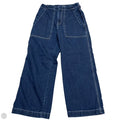 Jeans Wide Leg By Topshop In Blue Denim, Size: 6