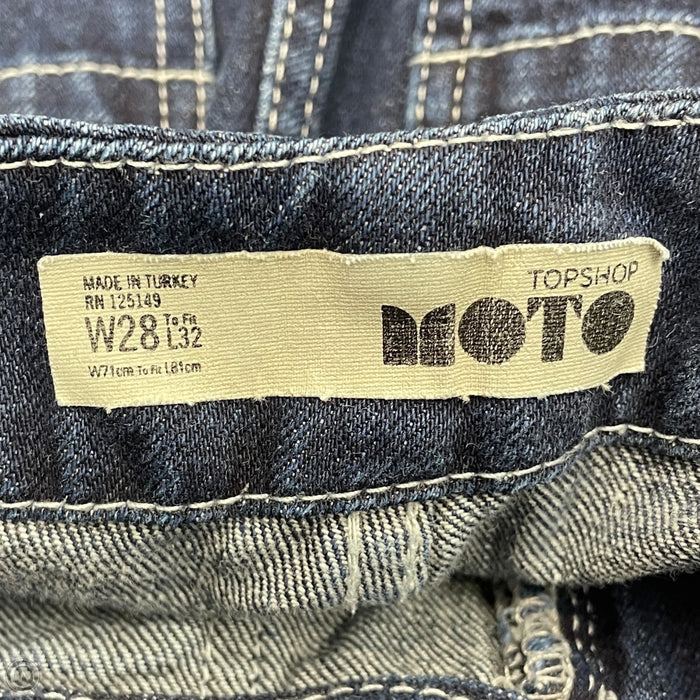 Jeans Wide Leg By Topshop In Blue Denim, Size: 6